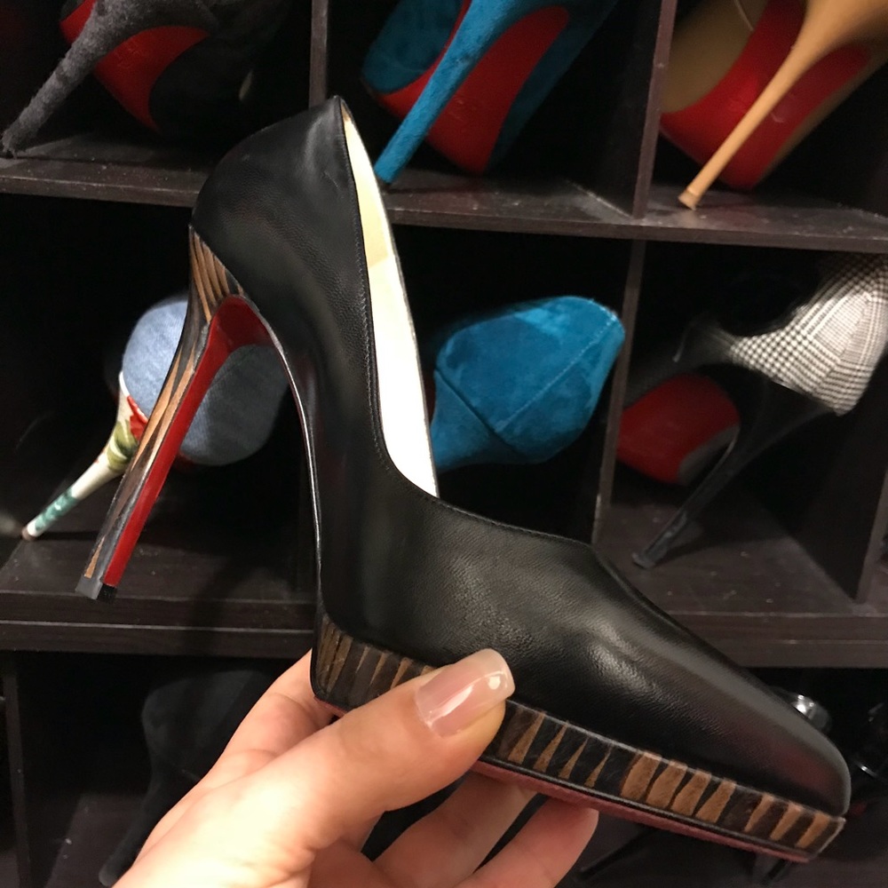 Loubs Pigalle Plato 120 black 37.5